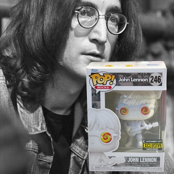 Funko Pop Rock John Lennon Exclusive Limited Edition Collectible Vinyl Figure - Picture 1 of 10